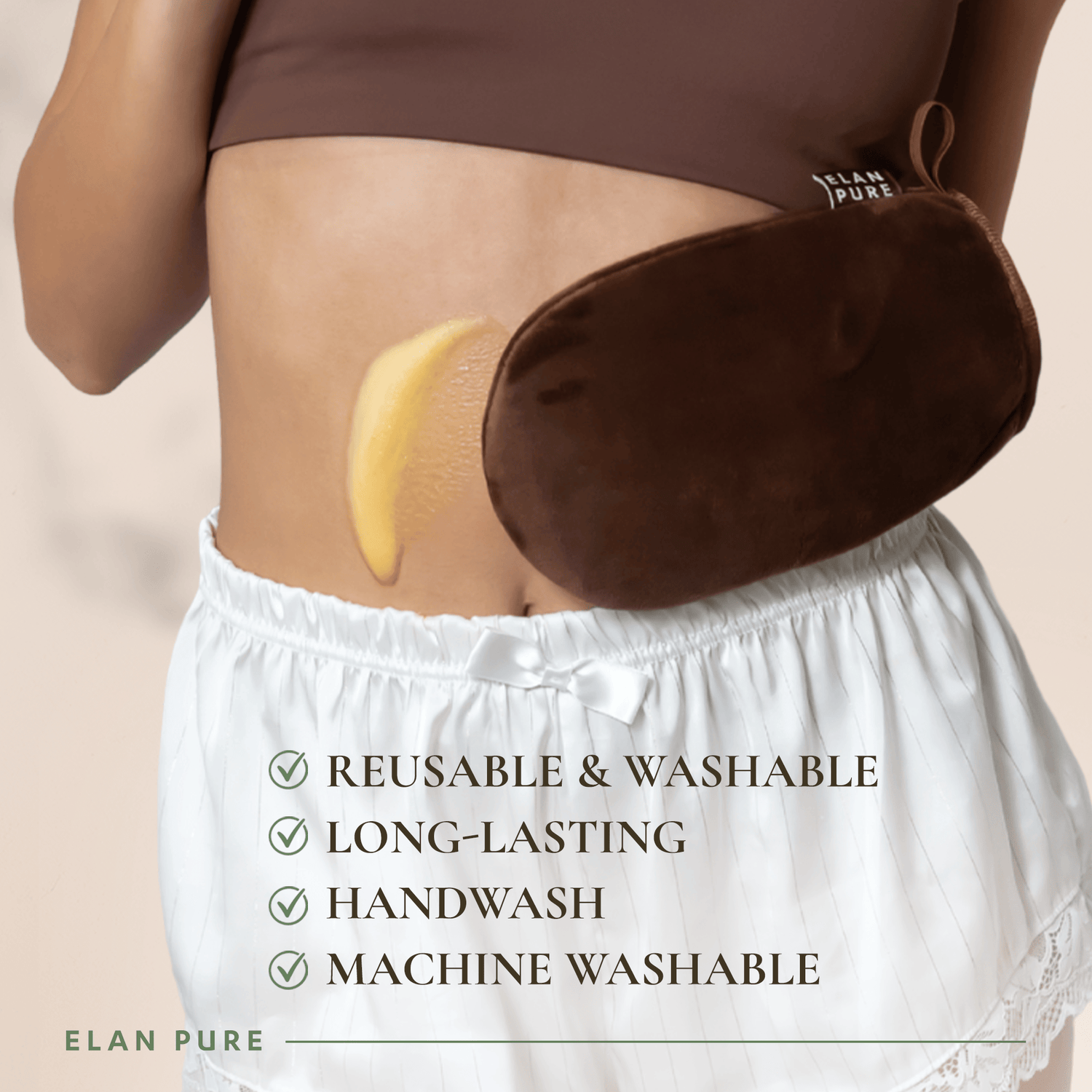 Elan Pure Self-Tanning Products Reusable Tanning Mitt