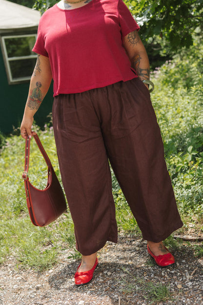 Weekend Pants in Mulberry