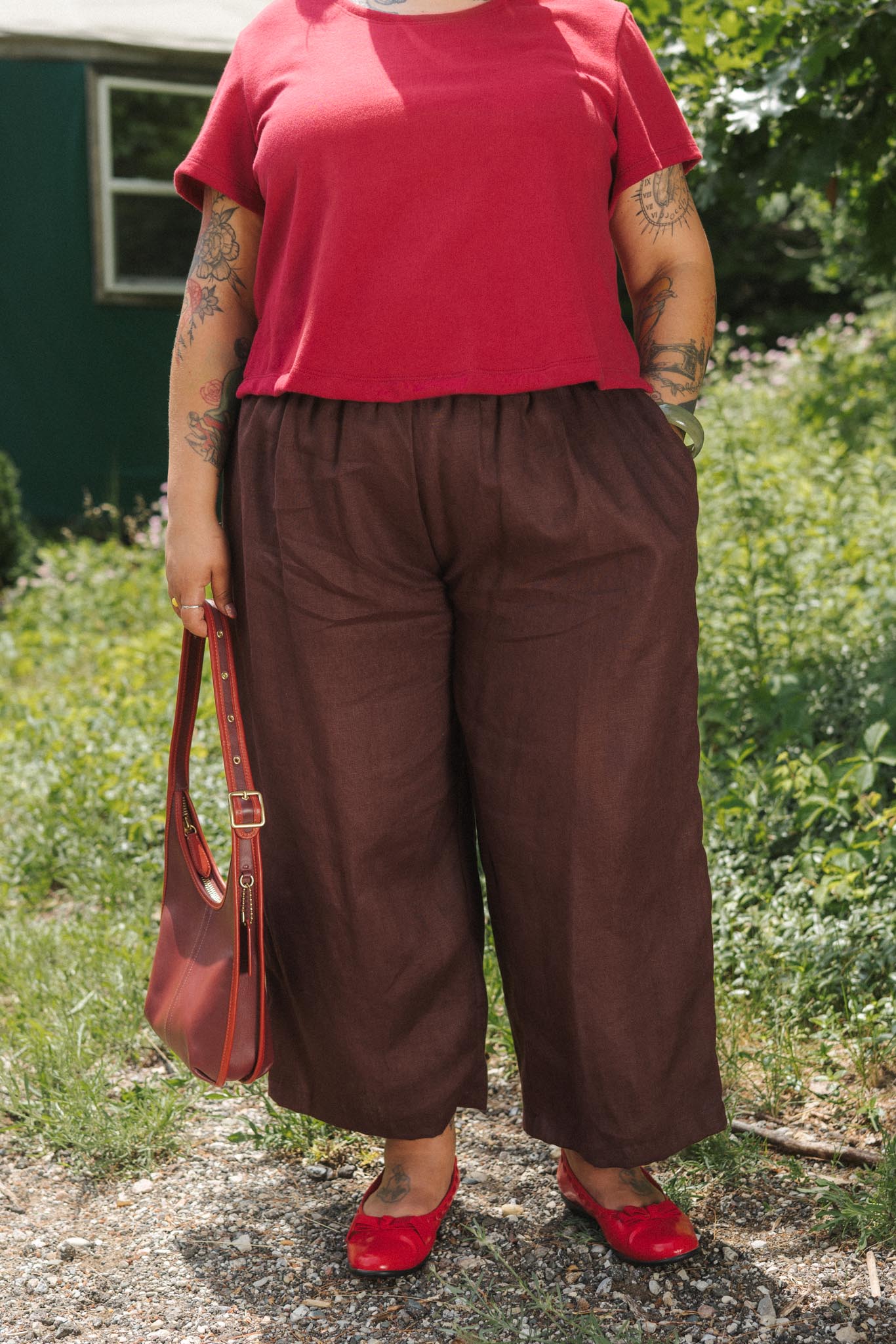 Weekend Pants in Mulberry