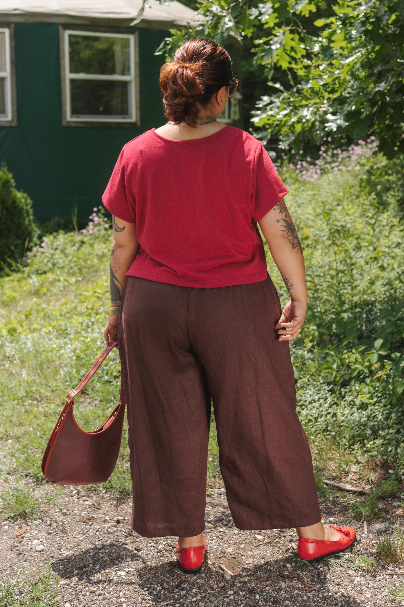 Weekend Pants in Mulberry