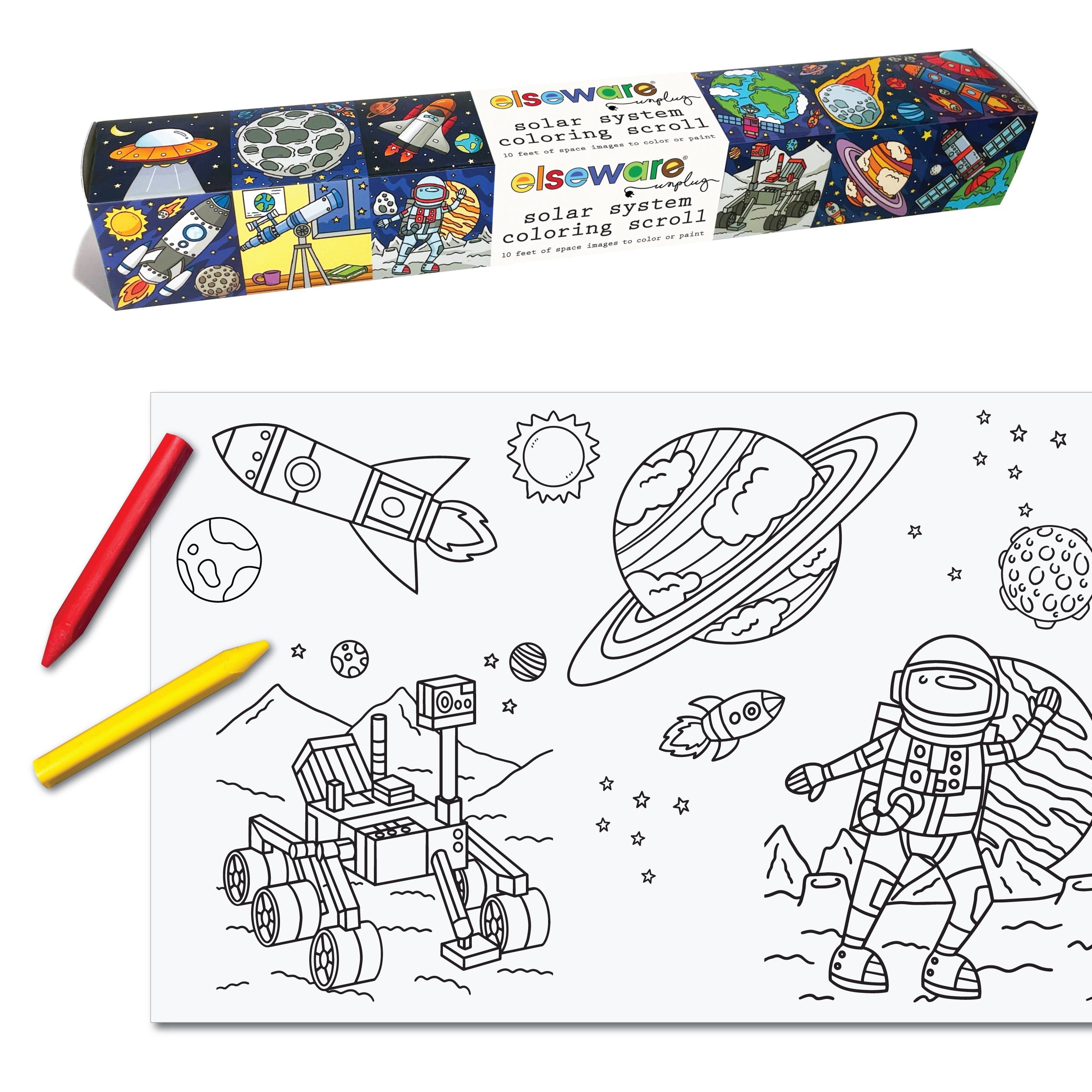Outdoor Art Bundle | Chalk, Crayons, &amp; Coloring Fun