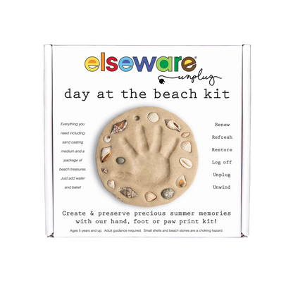 Day at the Beach – Kids Hand &amp; Footprint Keepsake