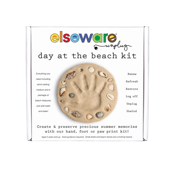Day at the Beach – Kids Hand & Footprint Keepsake