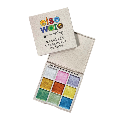 Metallic Watercolors – Wheat Straw Palette