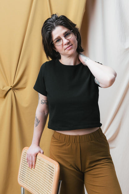 Eden Tee in Licorice