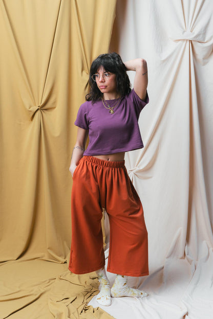 Eden Tee in Plum