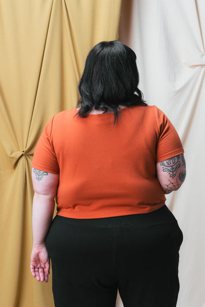 Eden Tee in Persimmon