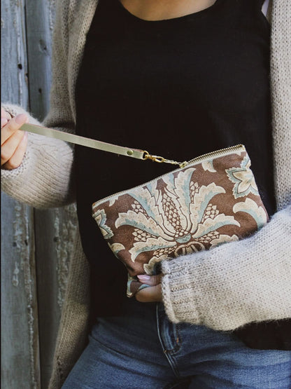 Egyptian Lotus Moleskin Purse - My American Goods