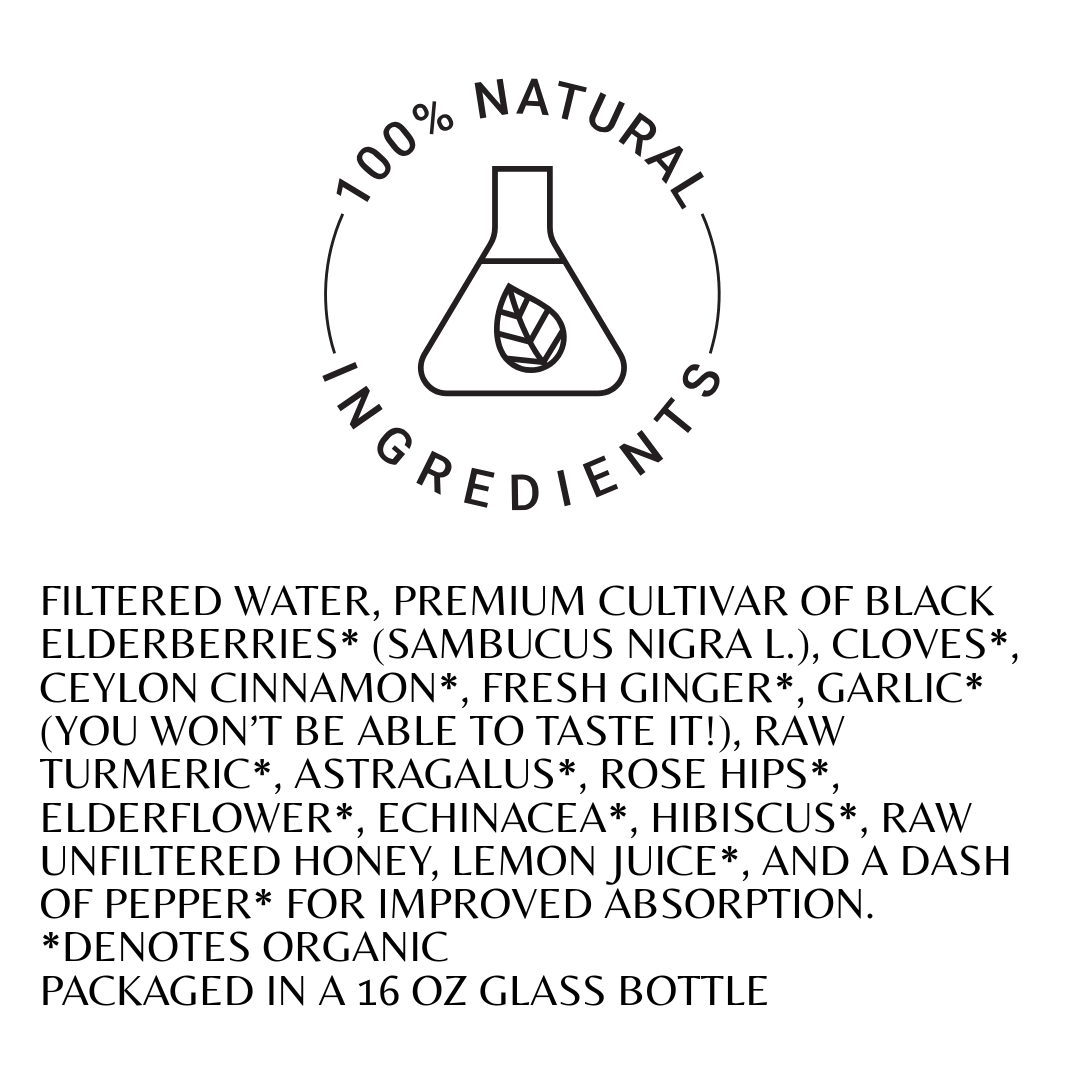 Roots and Leaves, LLC Elderberry and Honey Tonic