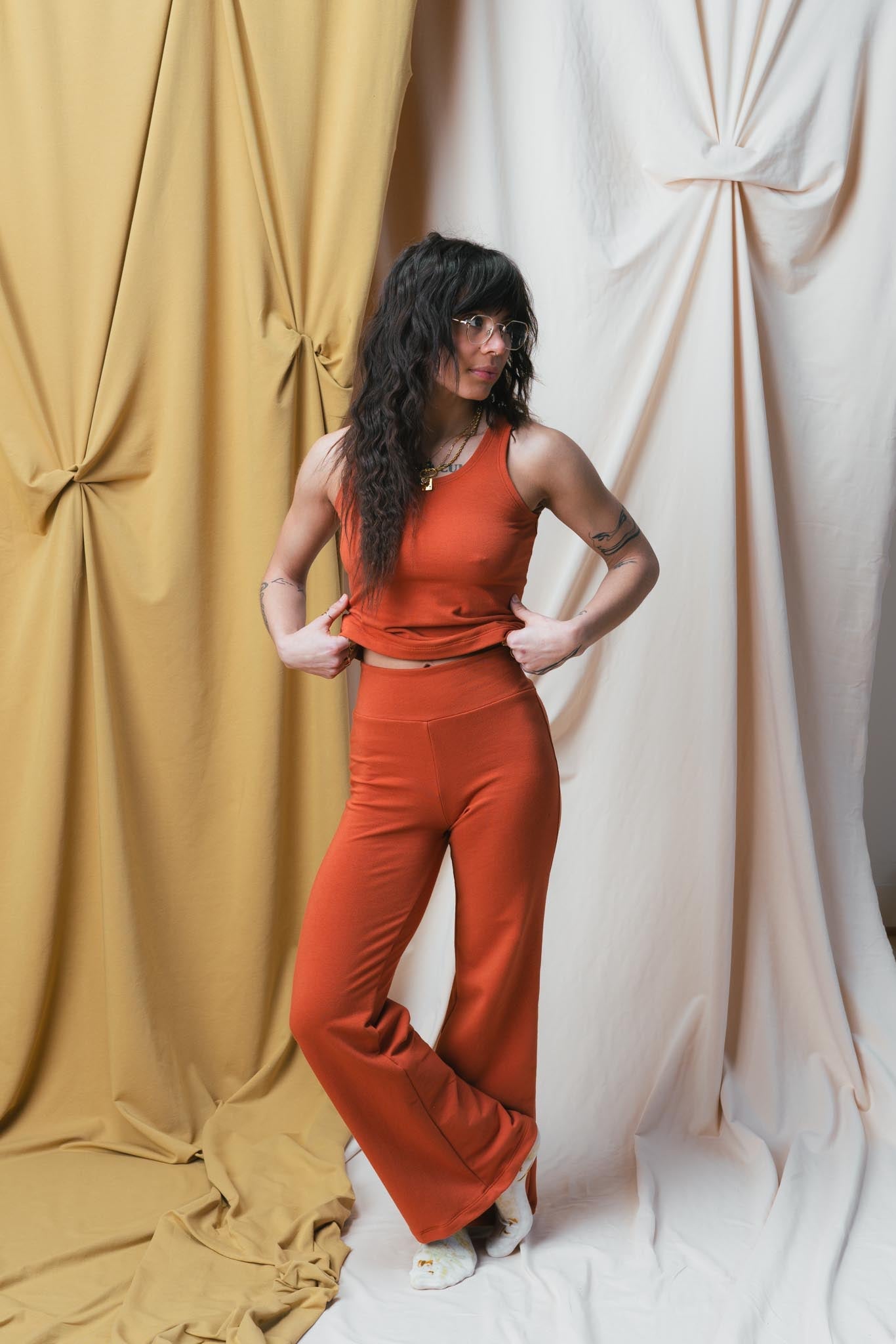 Eleanor Pants in Persimmon