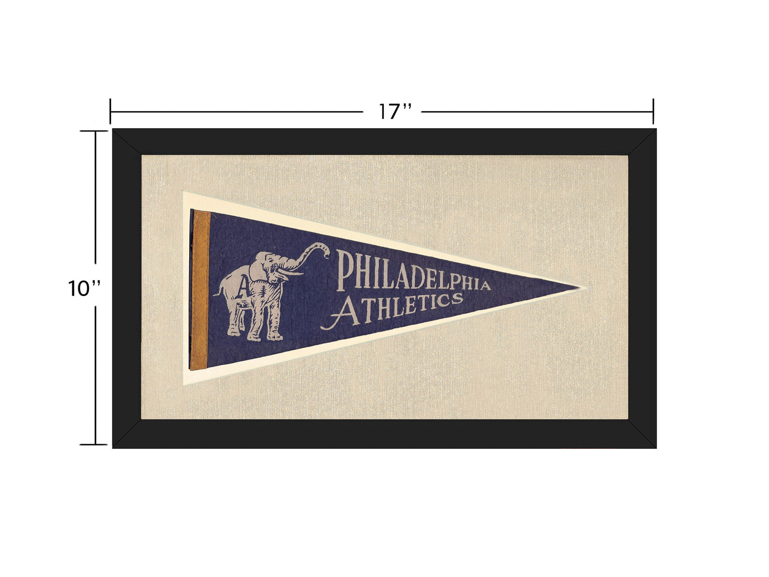 Vintage Philadelphia Athletics Pennant