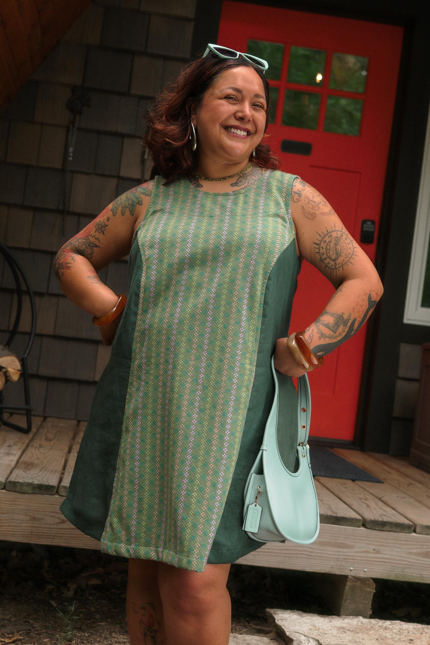 Beth Dress in Aloe