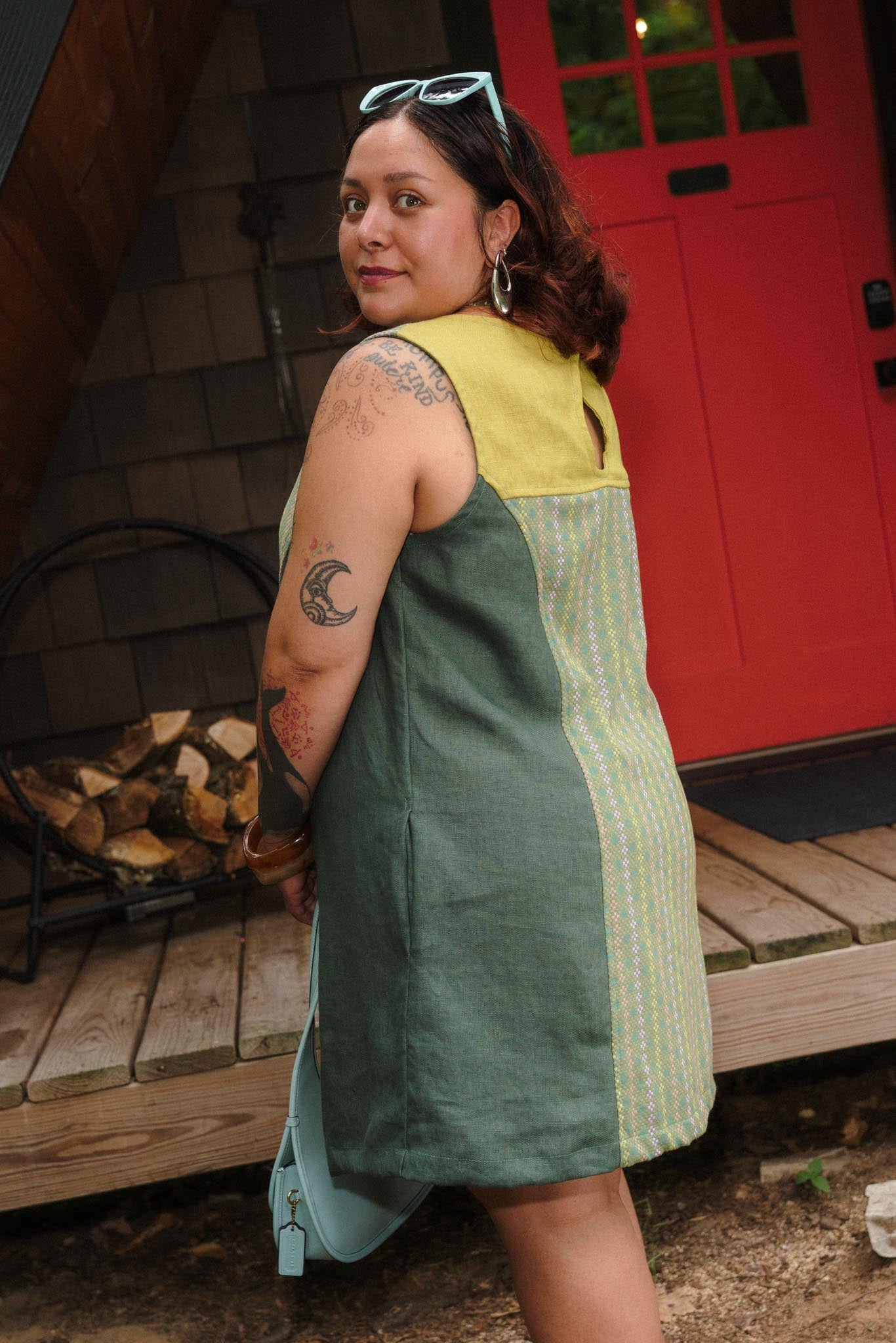 Beth Dress in Aloe