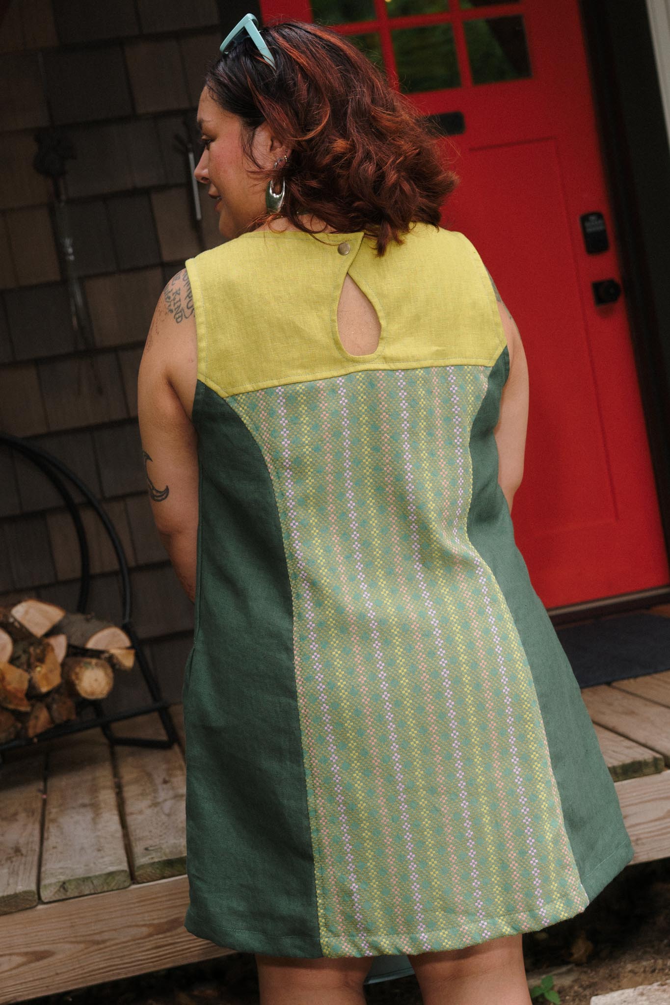 Beth Dress in Aloe