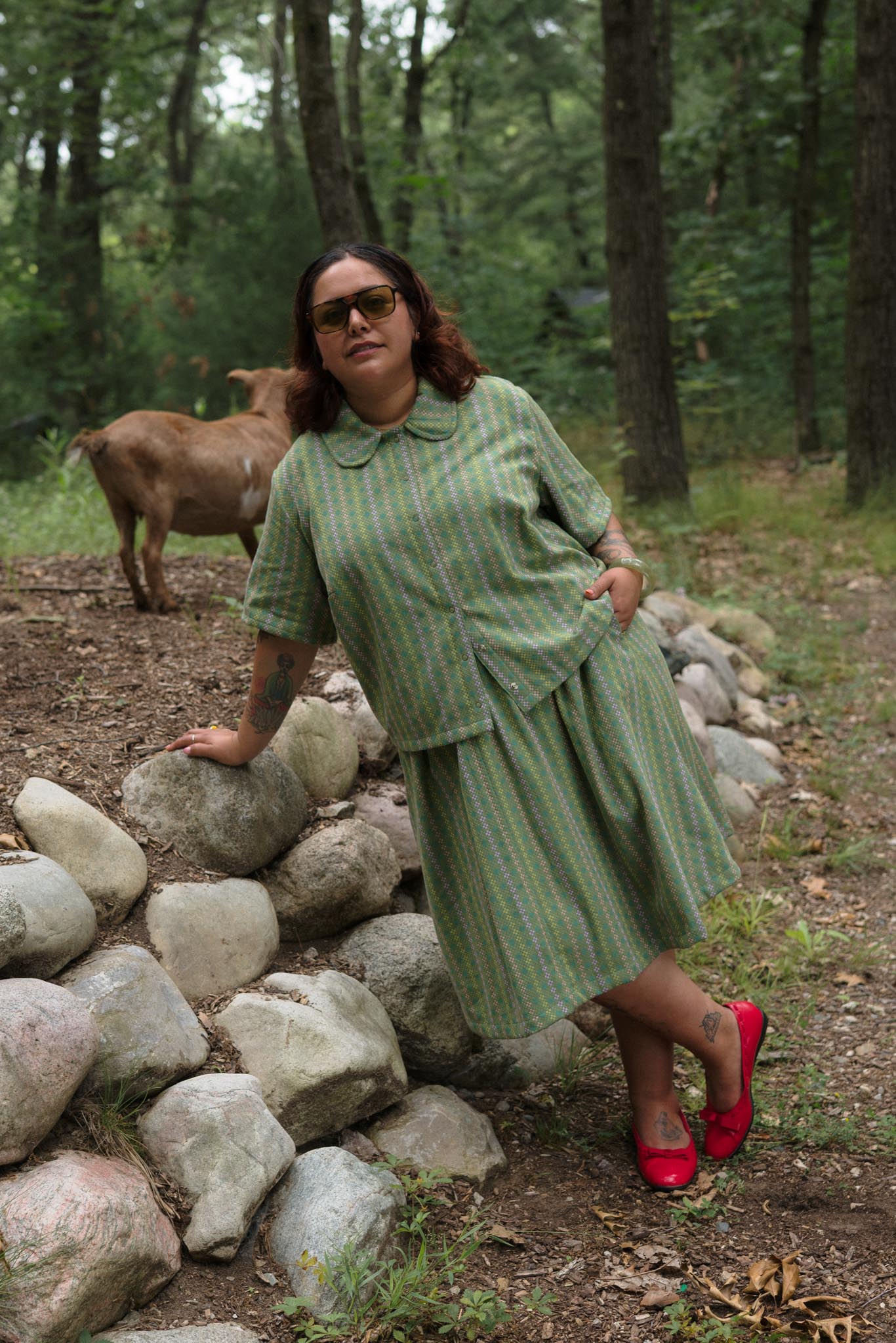 Ruthie Top in Aloe