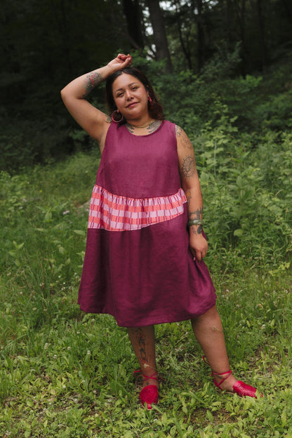 Sassafras Dress in Hibiscus