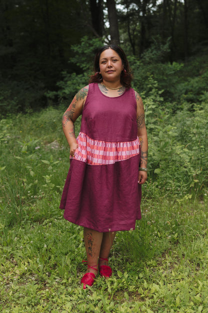 Sassafras Dress in Hibiscus