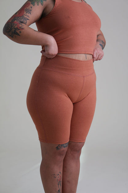 Bike Shorts in Adobe