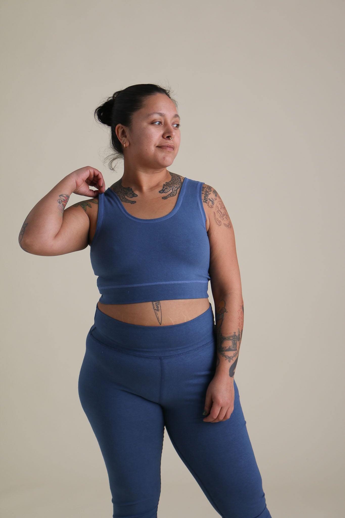 Leggings in Azure