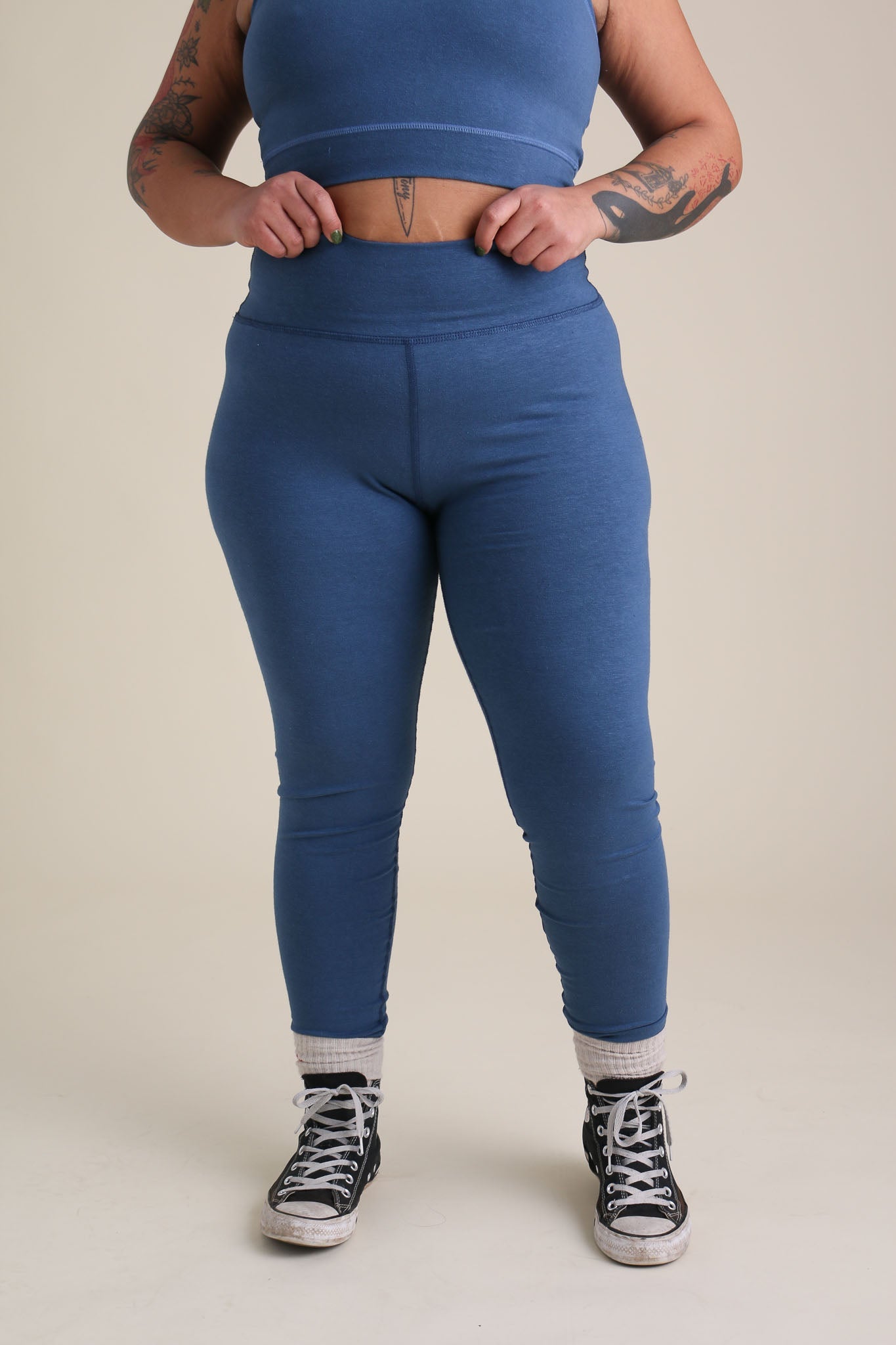Leggings in Azure