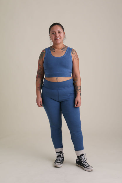 Leggings in Azure