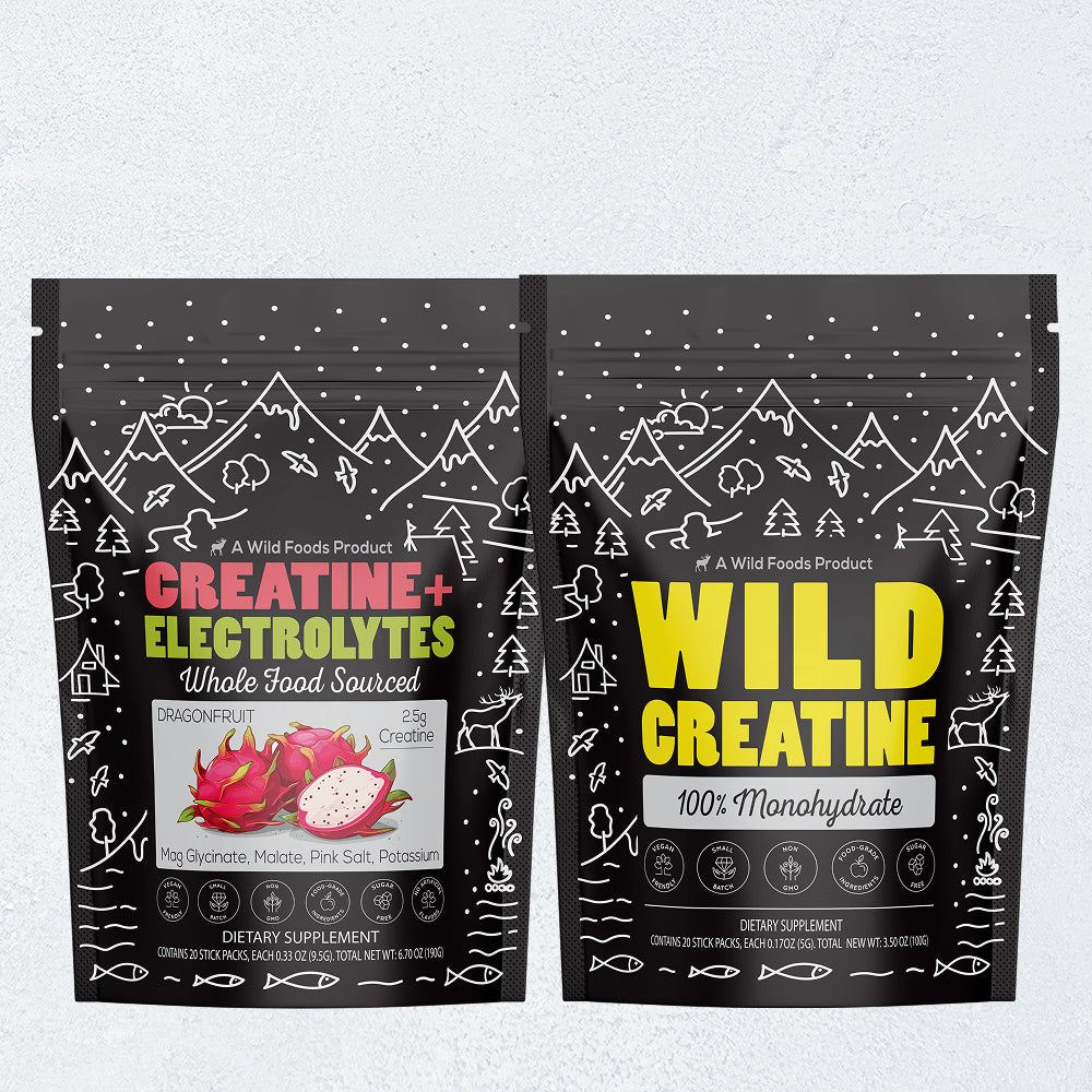 NEW! Wild Creatine Monohydrate, 20 Servings – 100% Pure