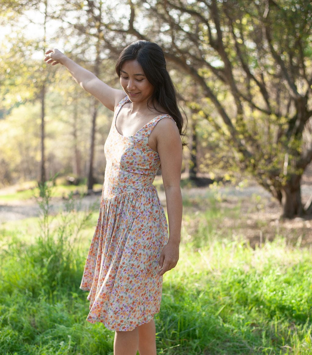 Field Day Dress Agnes dress in Calico Bloom Challis