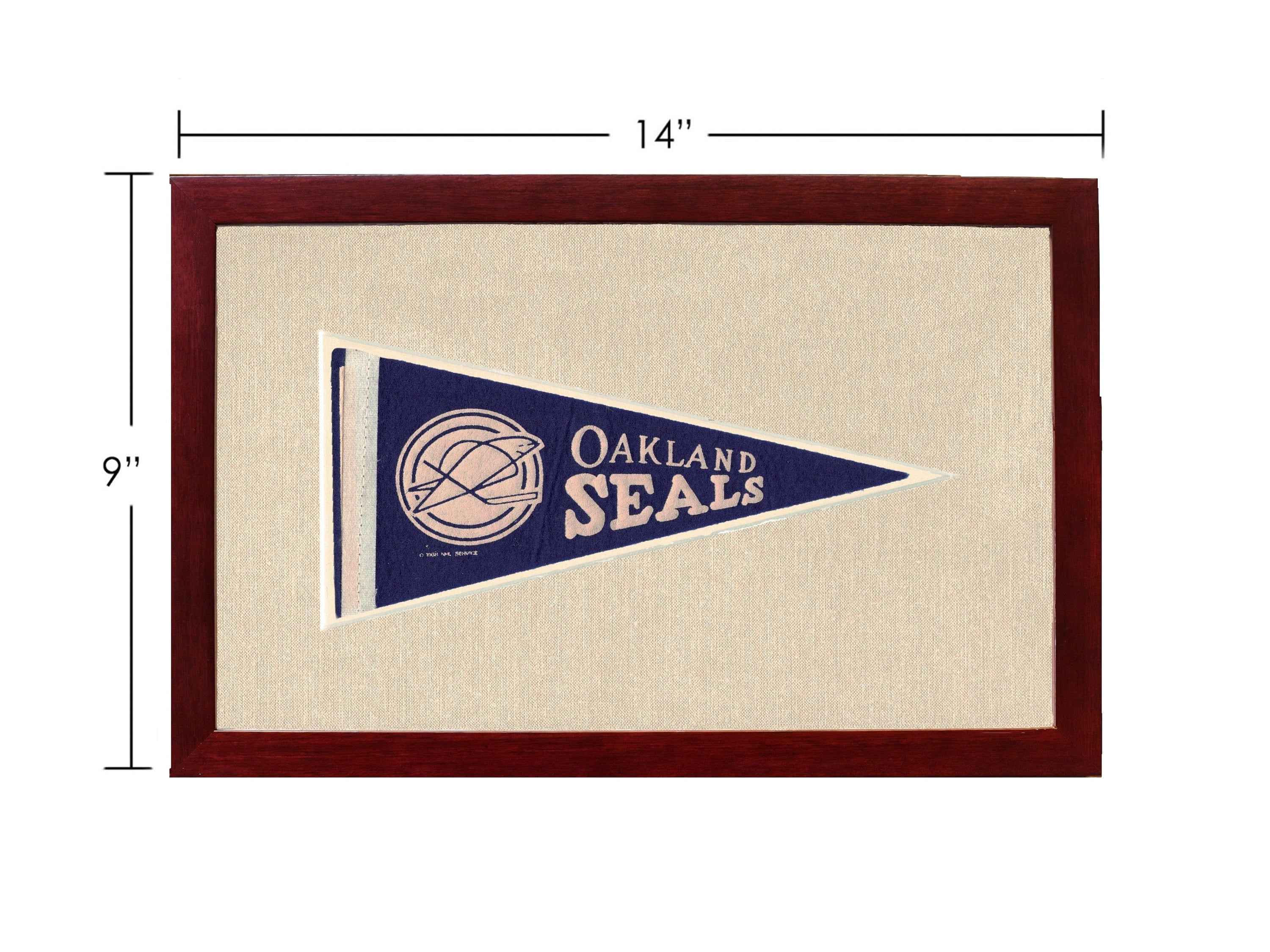 Americana Memories Vintage Pennants and Memorabilia Vintage Oakland Seals Pennant