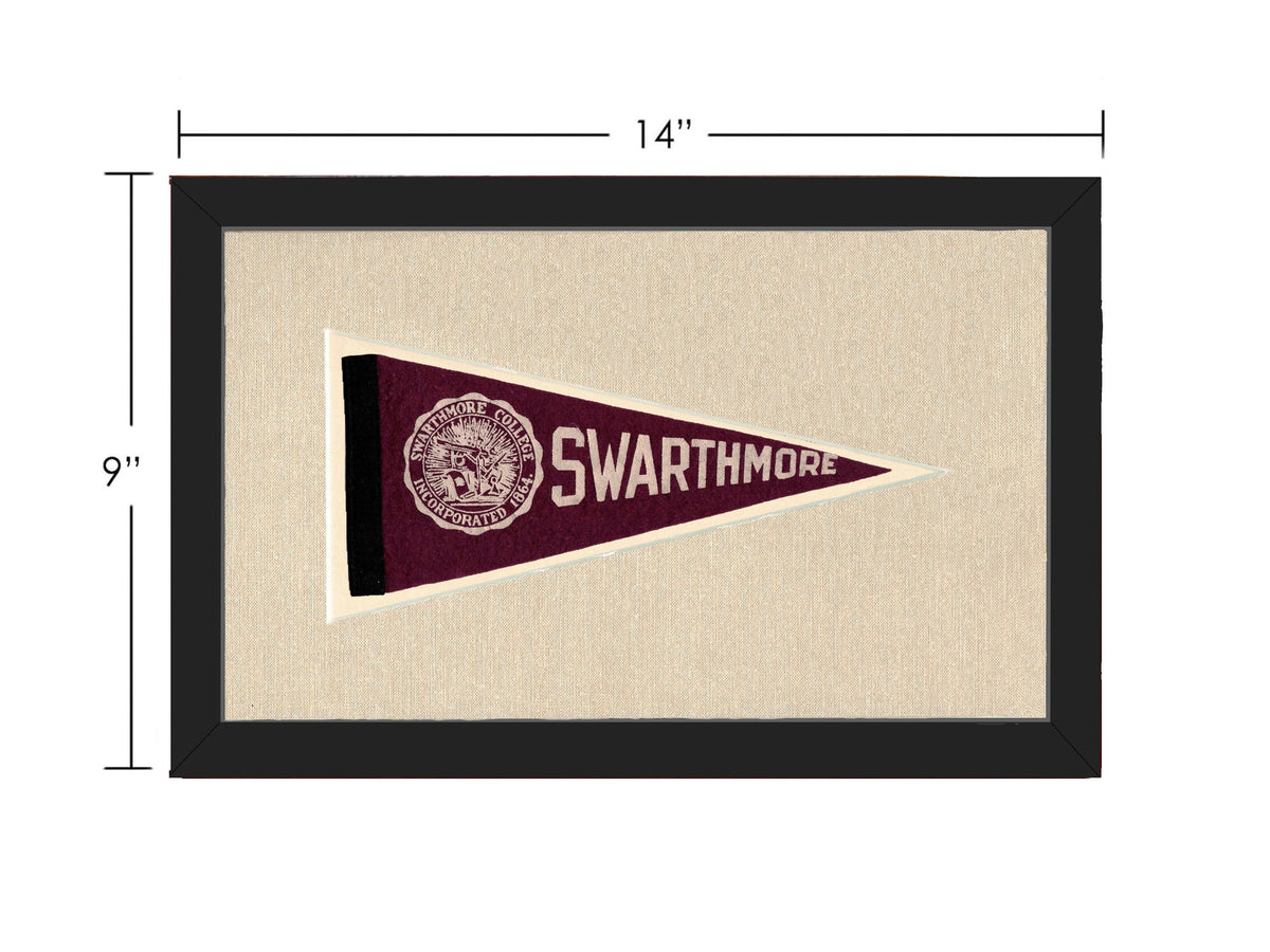 Americana Memories Vintage Pennants and Memorabilia Vintage Swarthmore College Pennant