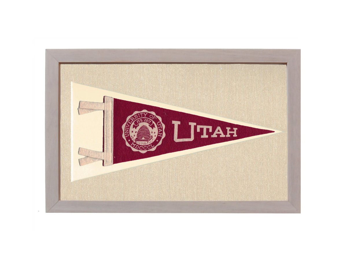 Vintage University of Utah Pennant