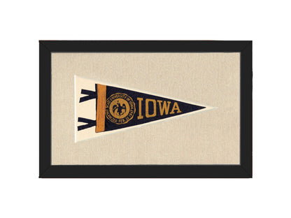 Americana Memories Vintage Pennants and Memorabilia Vintage University of Iowa Pennant