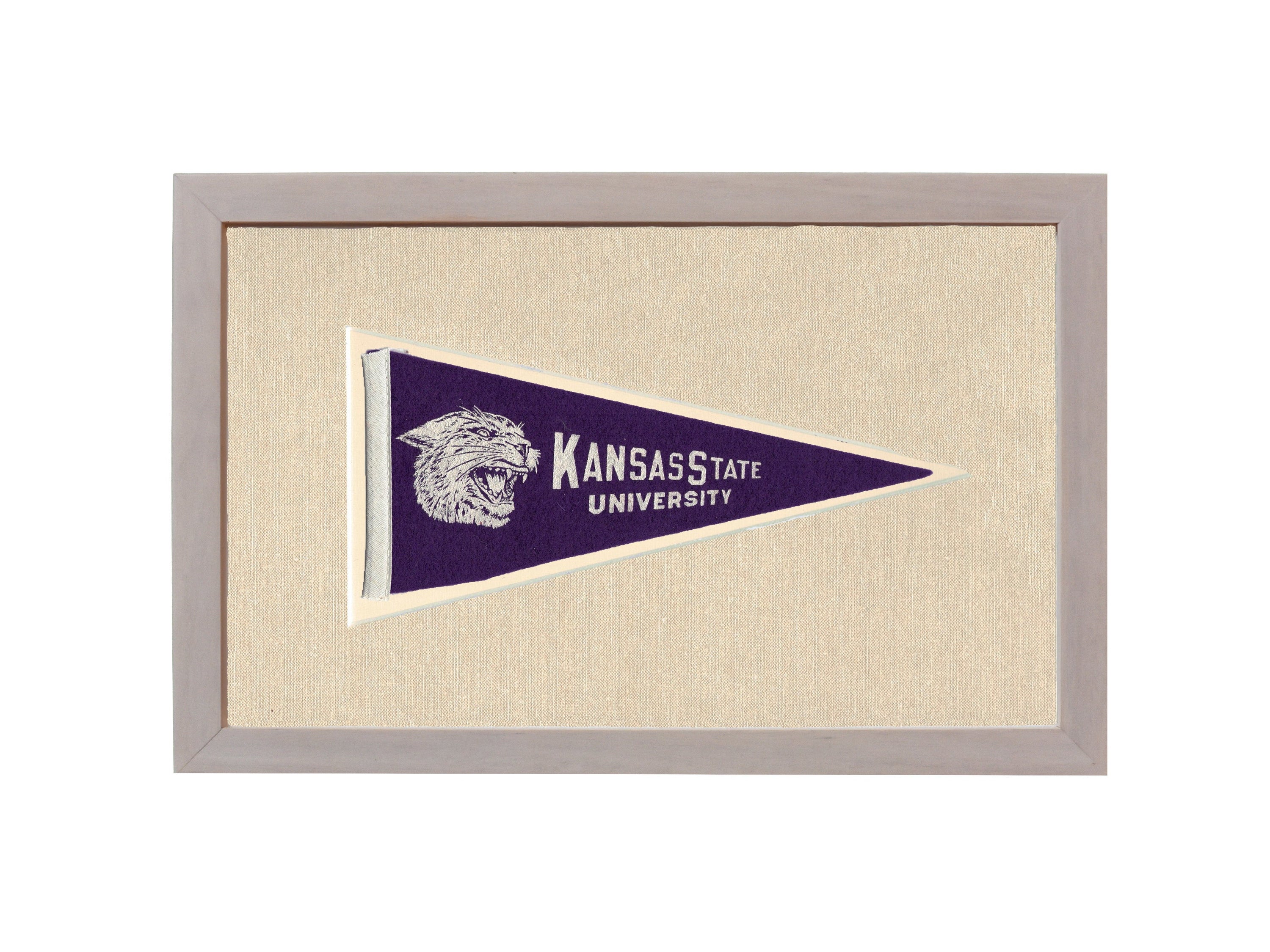 Vintage Kansas State University Pennant
