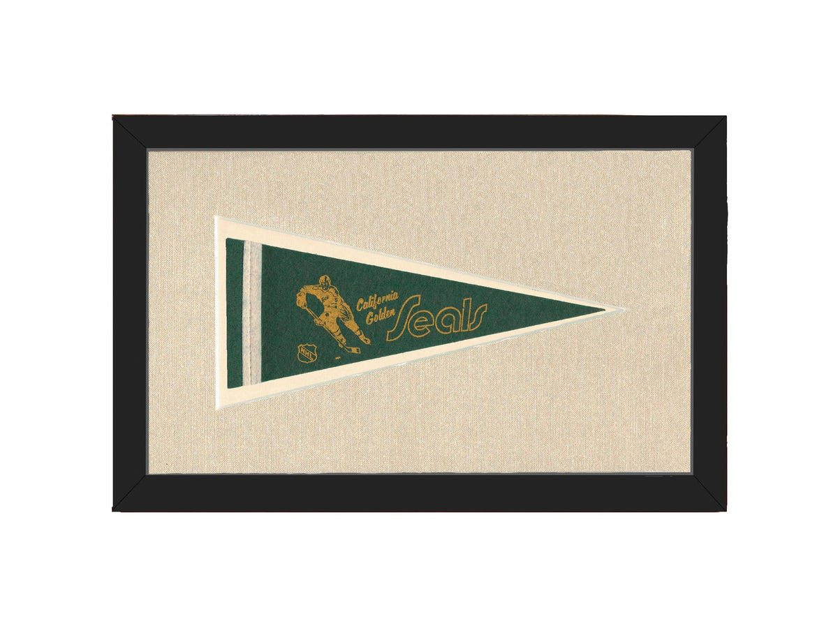 Americana Memories Vintage Pennants and Memorabilia Vintage California Golden Seals Pennant