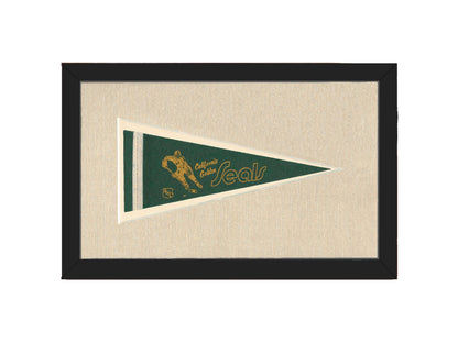 Americana Memories Vintage Pennants and Memorabilia Vintage California Golden Seals Pennant