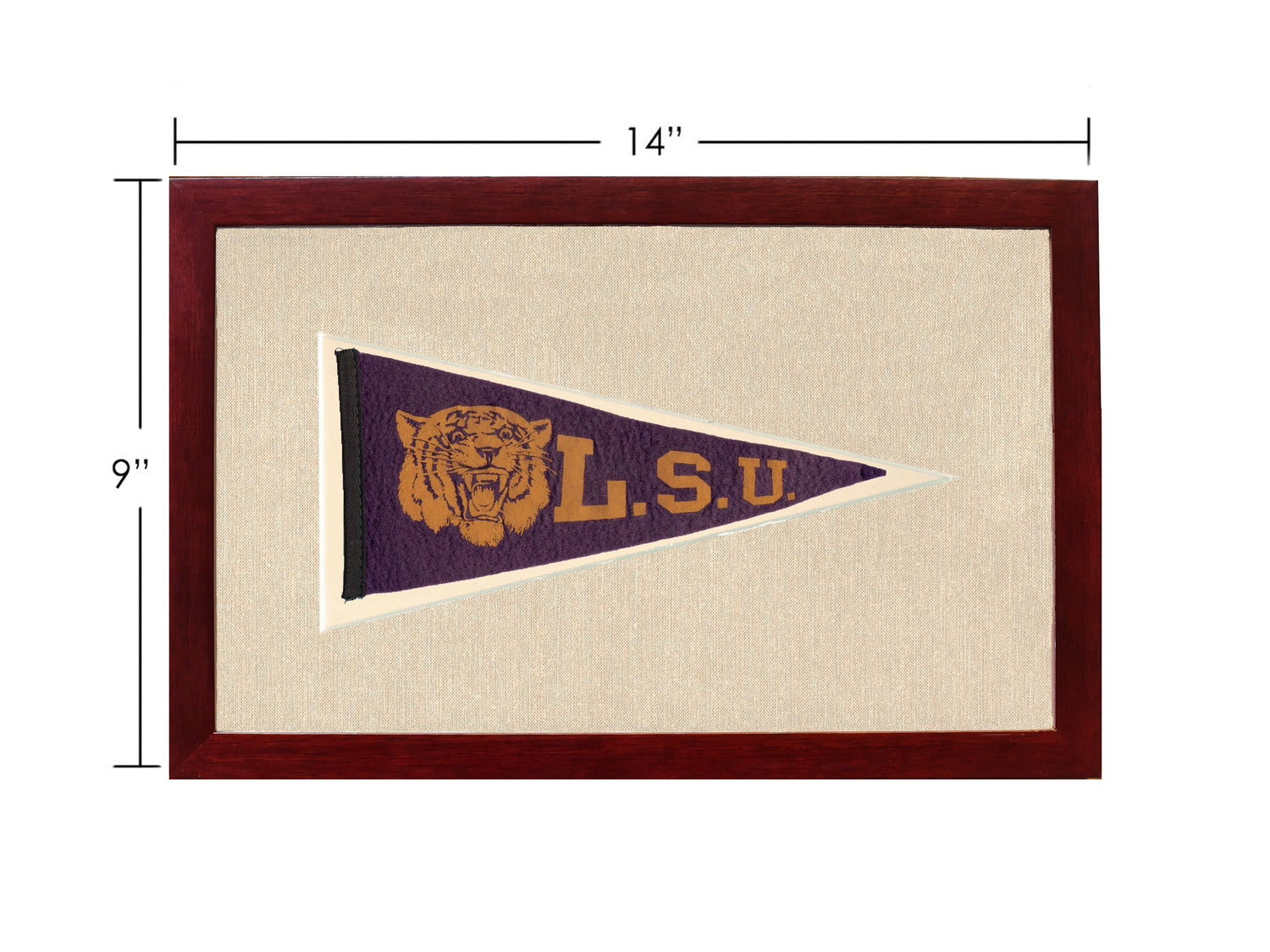 Vintage Louisiana State University Pennant