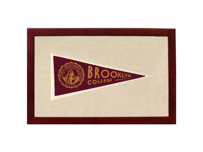 Vintage Brooklyn College Pennant