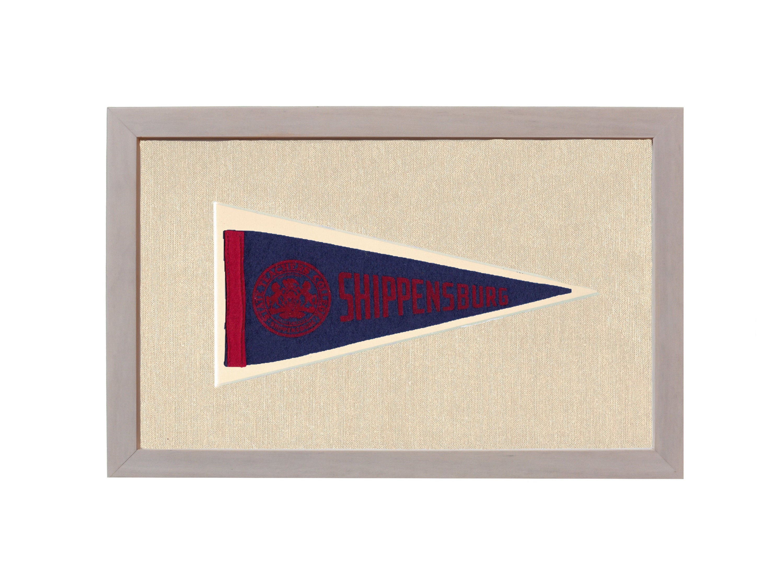 Vintage Shippensburg College Pennant