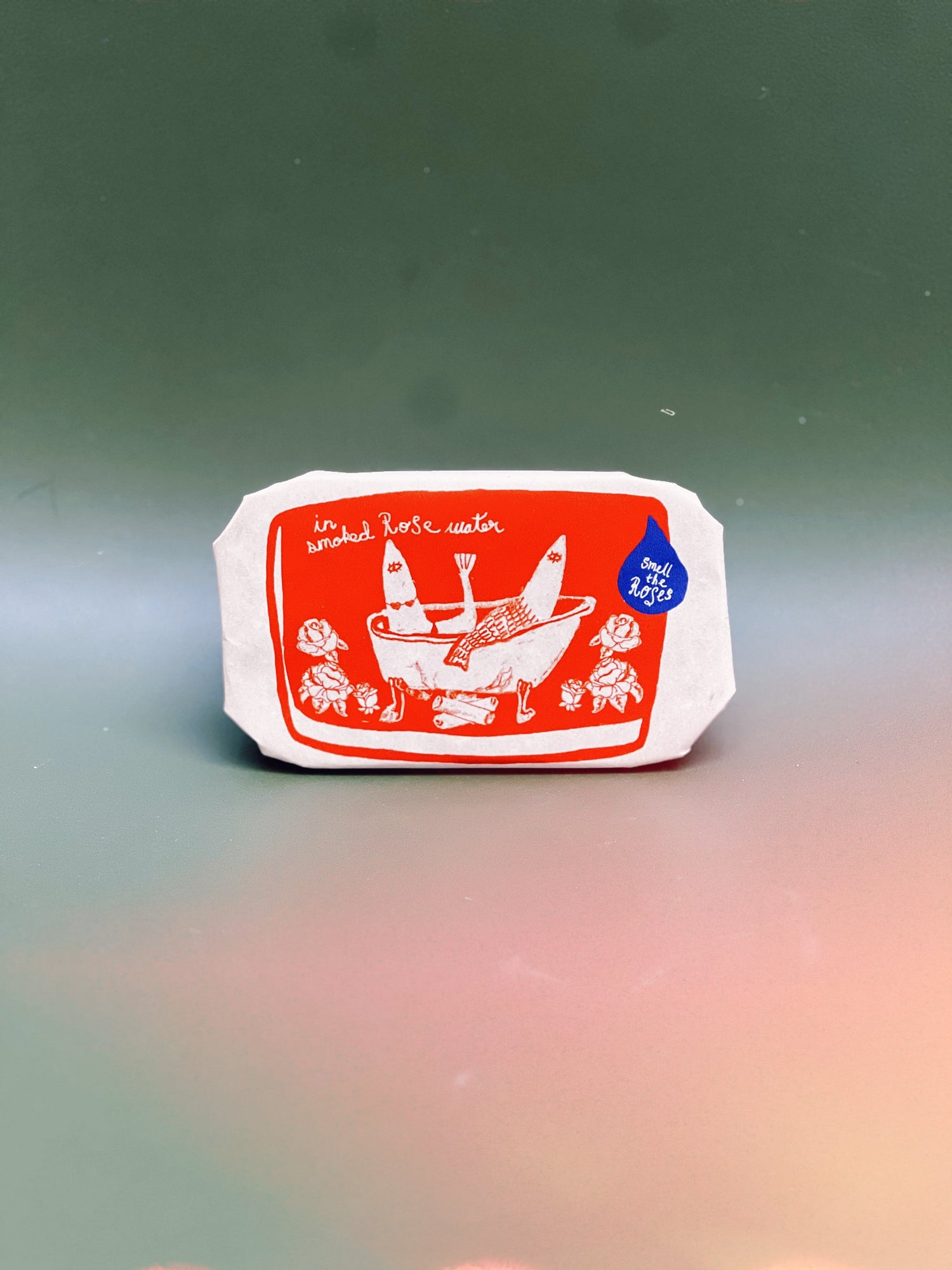 Tinned Fish Candle - Smoked Rose Water (Roses and Campfire Scented) - My American Goods