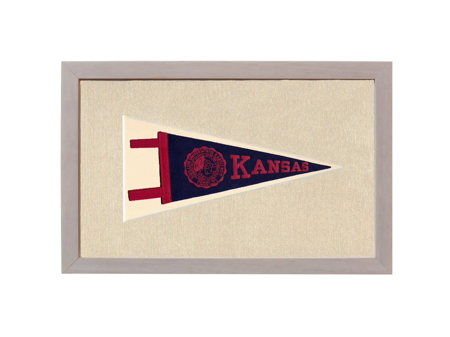 Americana Memories Vintage Pennants and Memorabilia Vintage University of Kansas Pennant