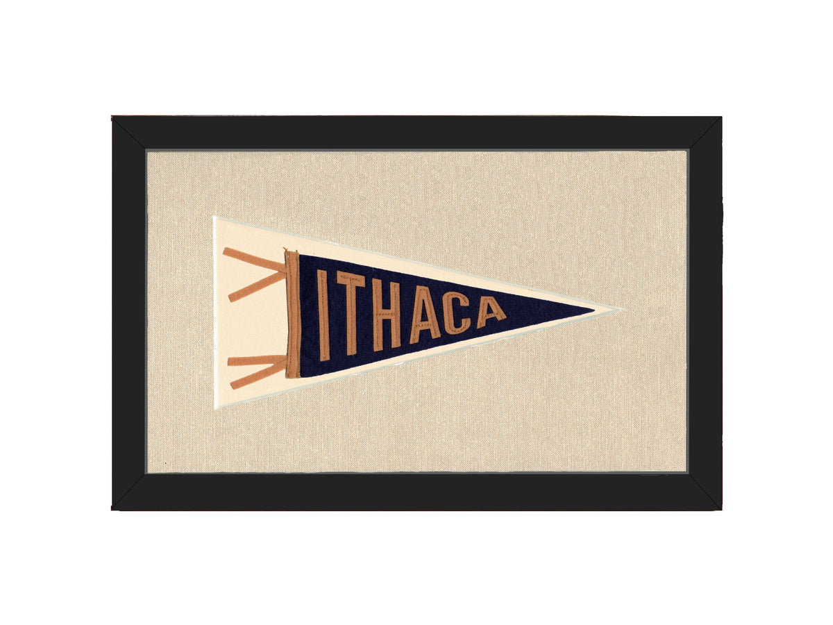Americana Memories Vintage Pennants and Memorabilia Handmade Ithaca Pennant