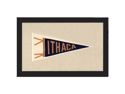 Americana Memories Vintage Pennants and Memorabilia Handmade Ithaca Pennant