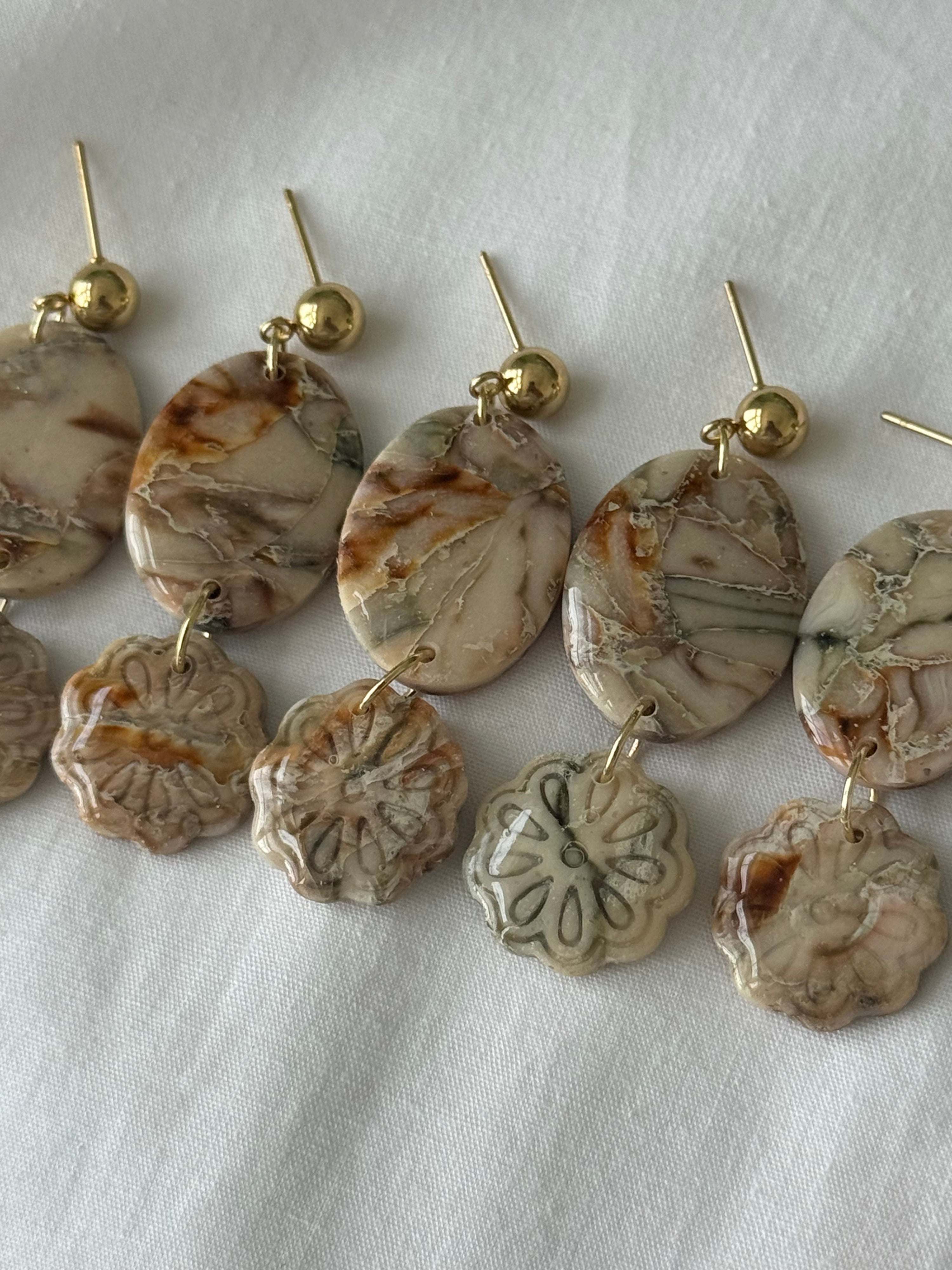 Shop Something Earthy Faux Stone Dangles