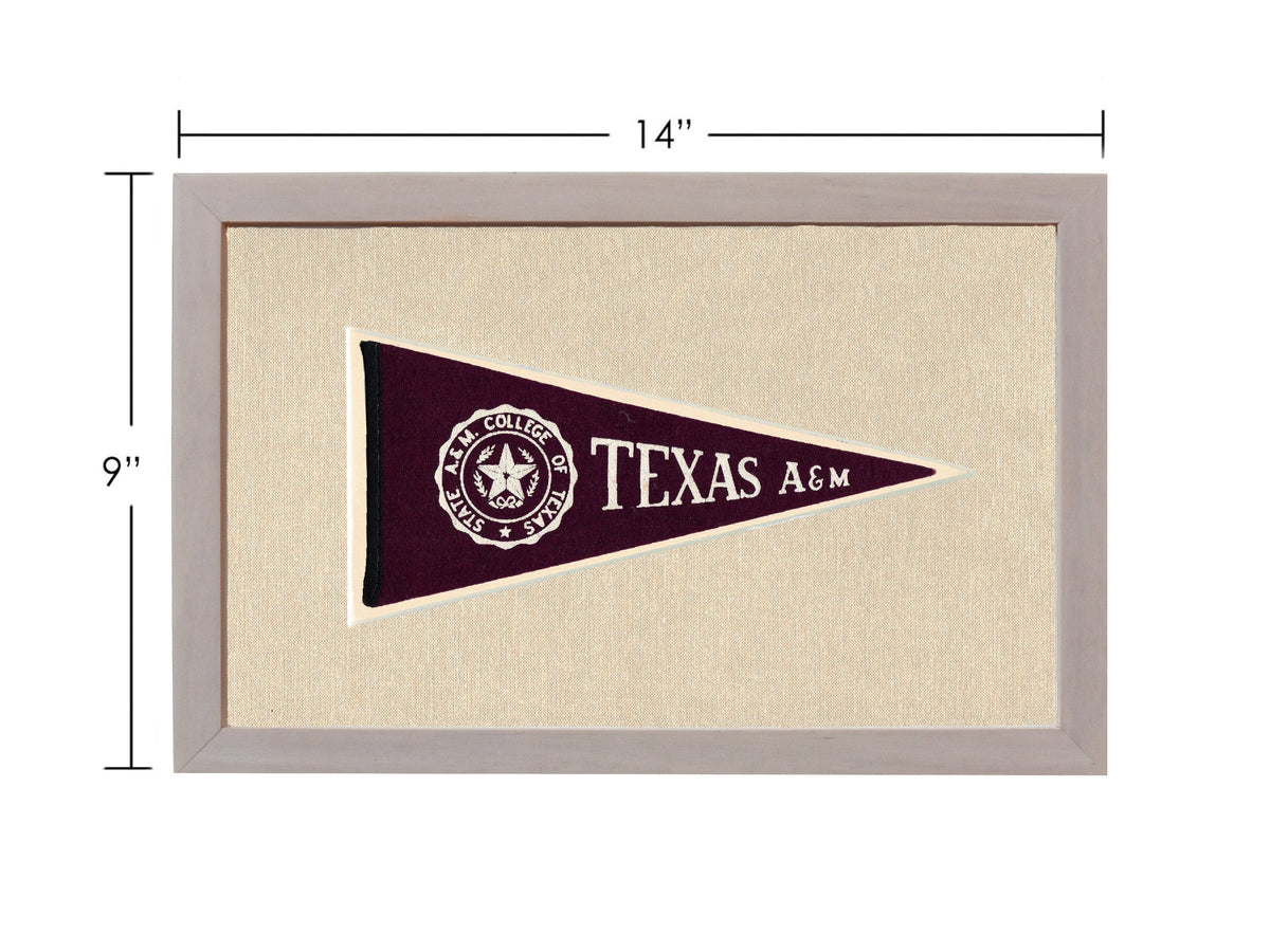 Americana Memories Vintage Pennants and Memorabilia Vintage Texas A&amp;M Pennant
