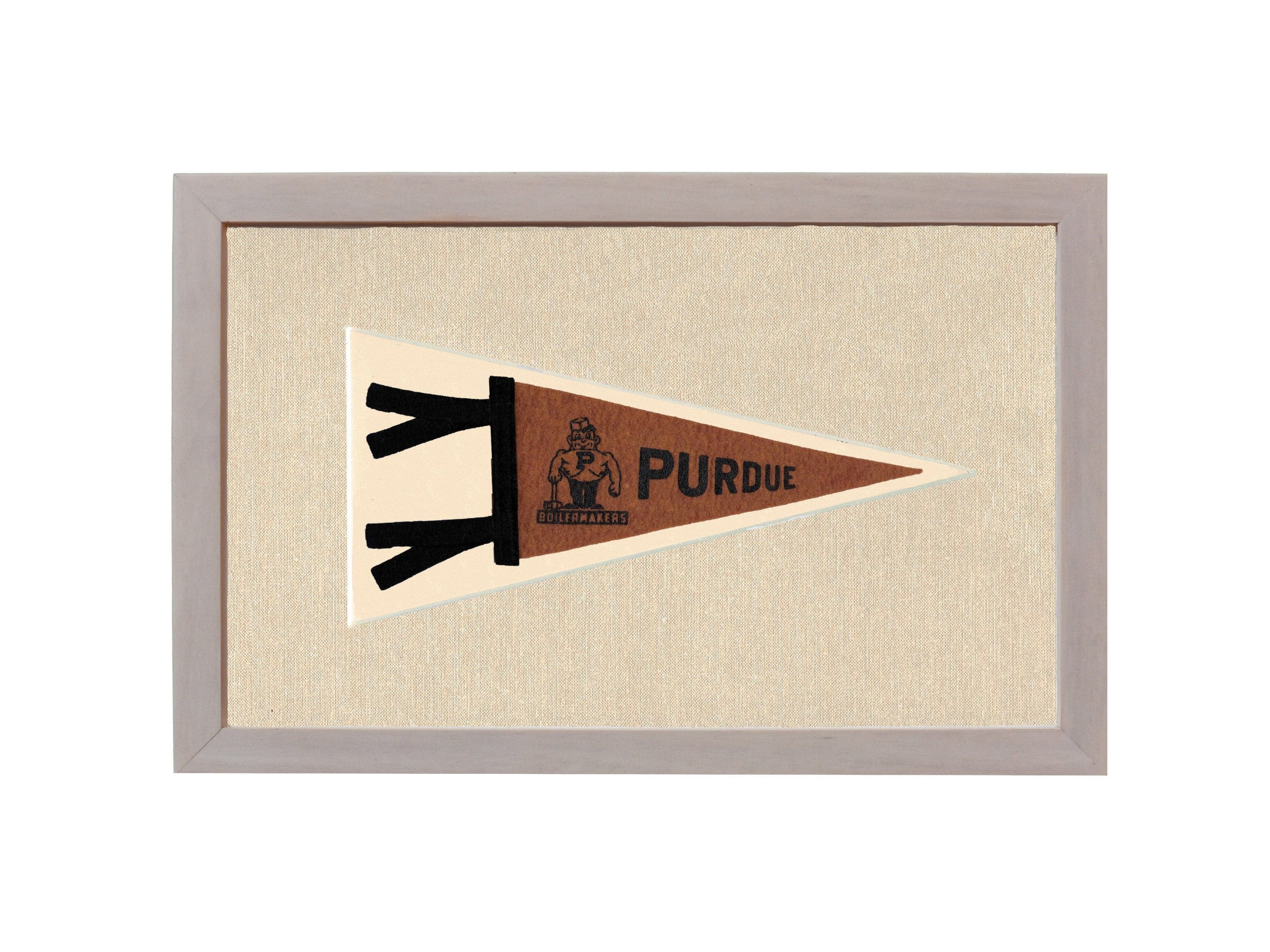 Americana Memories Vintage Pennants and Memorabilia Vintage Purdue Pennant