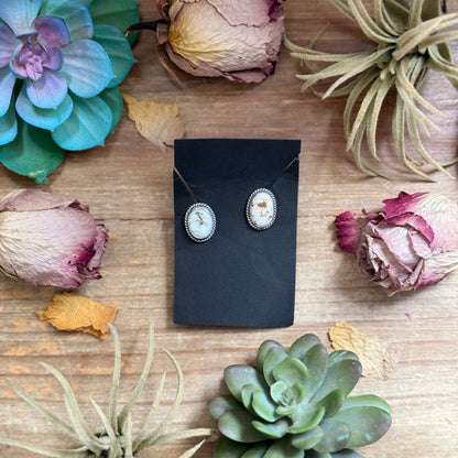 Dry Creek Turquoise Stud Earrings by Jason Ogg