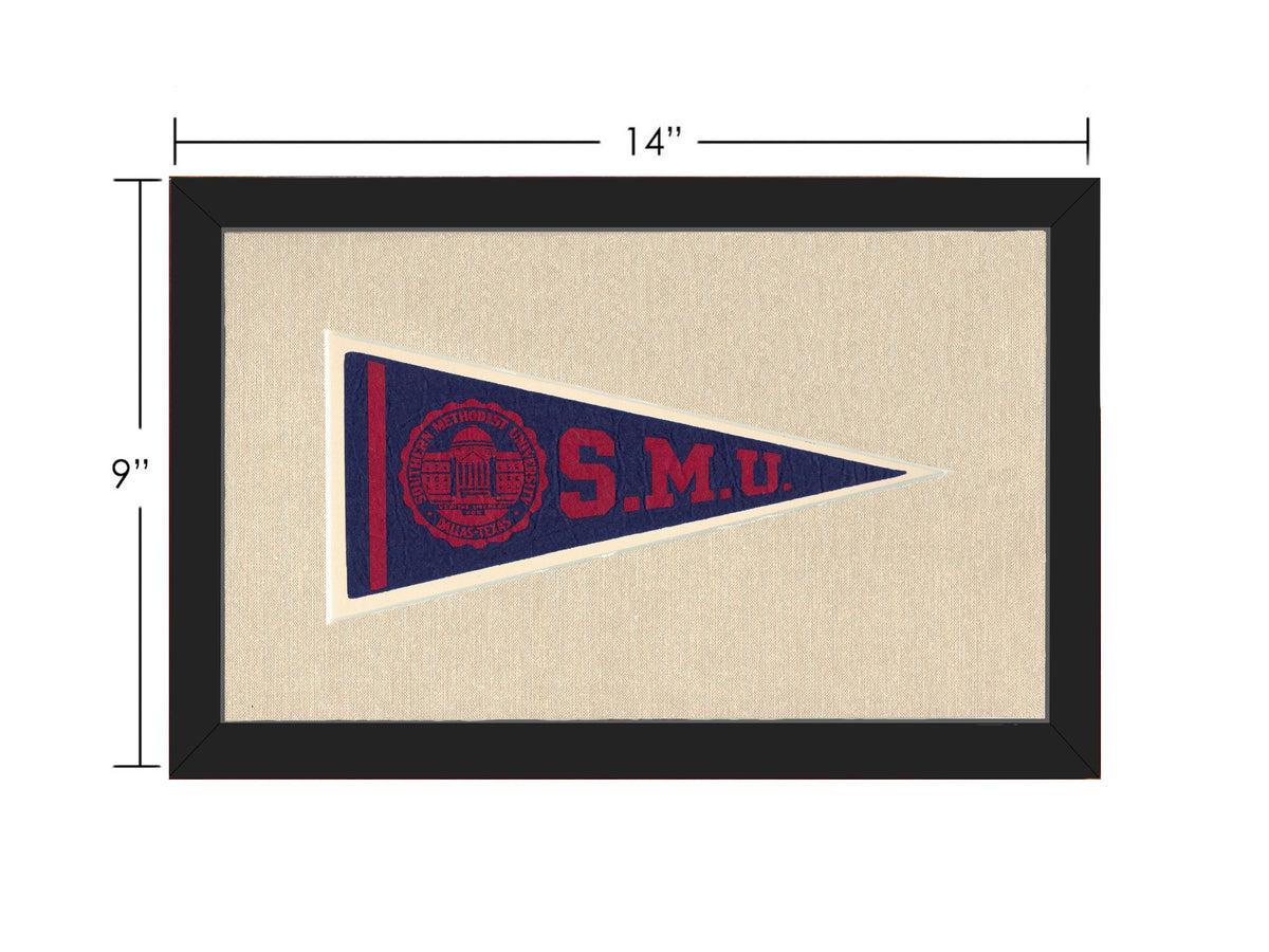 Vintage Southern Methodist University Pennant