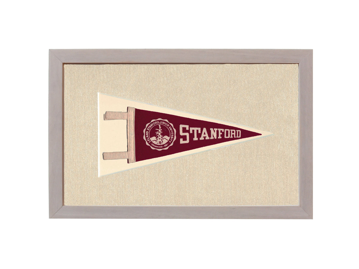 Americana Memories Vintage Pennants and Memorabilia Vintage Stanford University Pennant