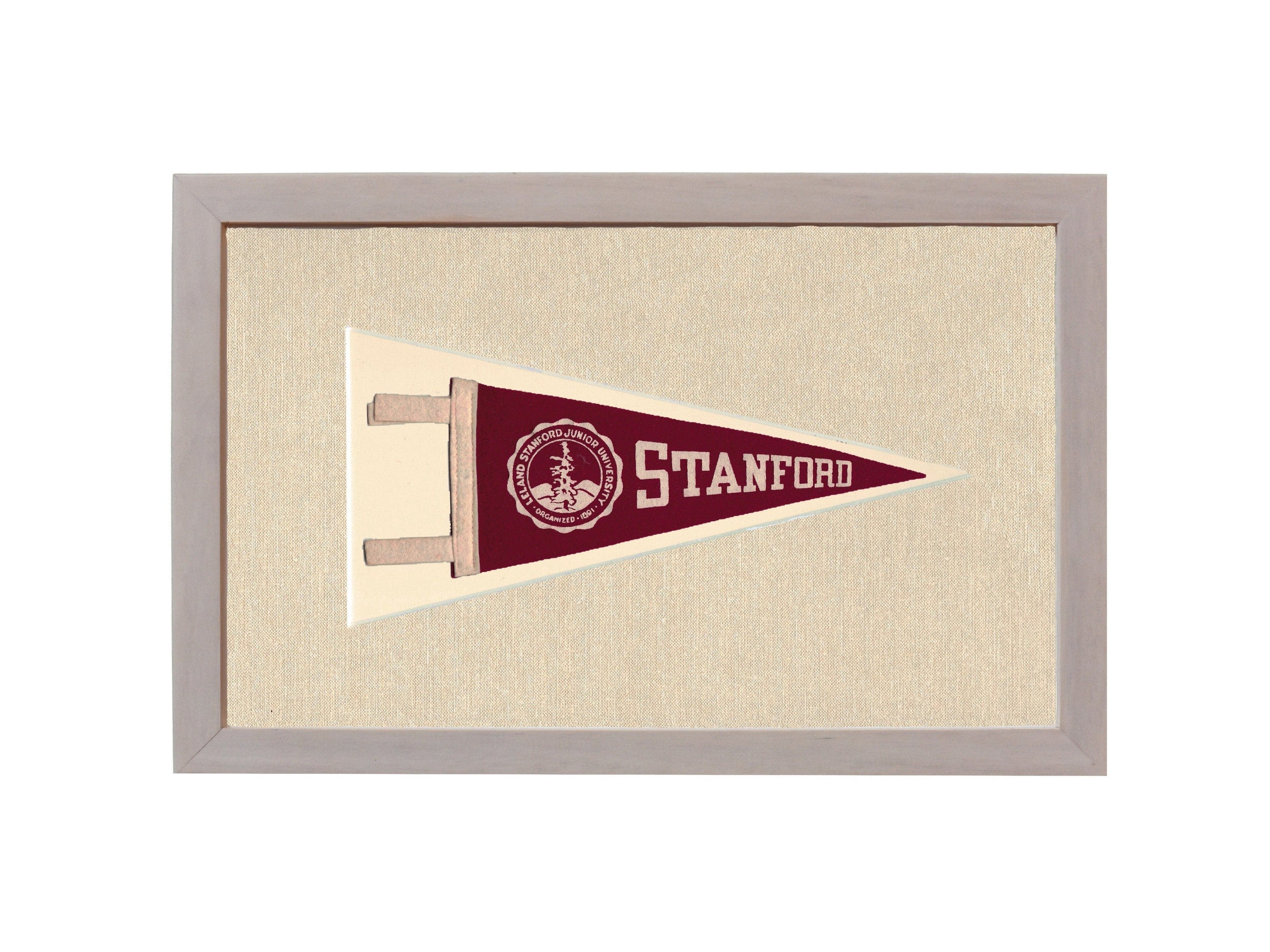 Americana Memories Vintage Pennants and Memorabilia Vintage Stanford University Pennant