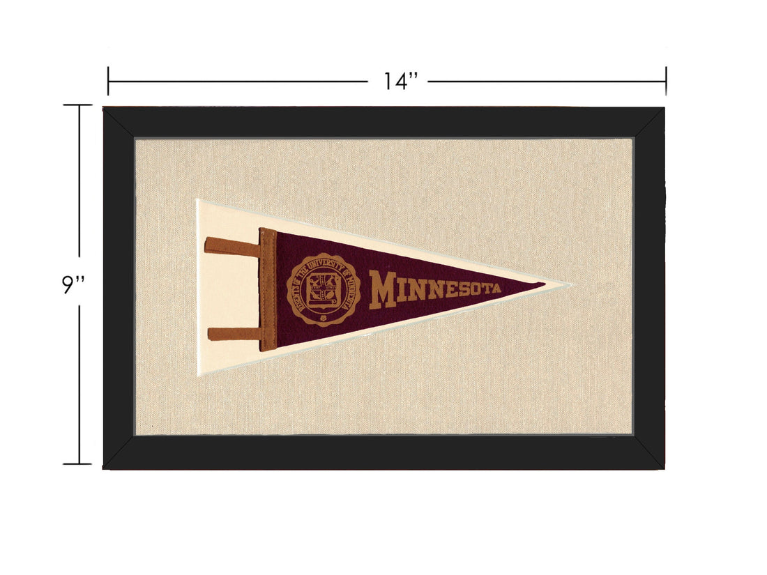 Americana Memories Vintage Pennants and Memorabilia Vintage Minnesota Pennant