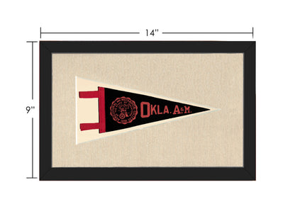 Vintage Oklahoma A&amp;M Pennant